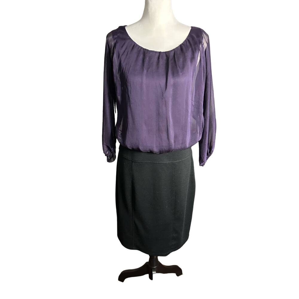 The Limited Dress Purple and Black 8